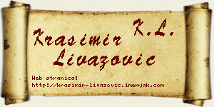 Krasimir Livazović vizit kartica